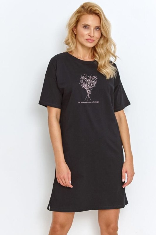 Dámská noční košilka černá s model 18242848 - Taro - Dámské pyžama