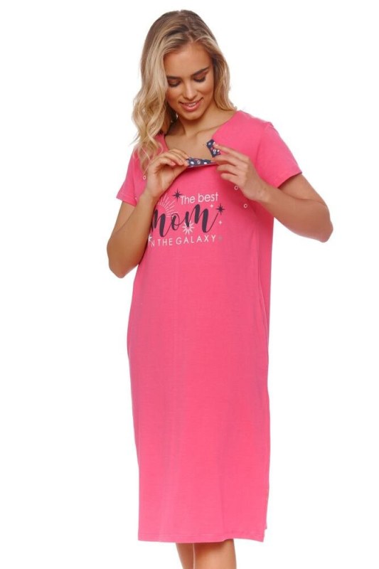 model 19649293 košilka Peony růžová - DN Nightwear - Doplňky čepice, rukavice a šály