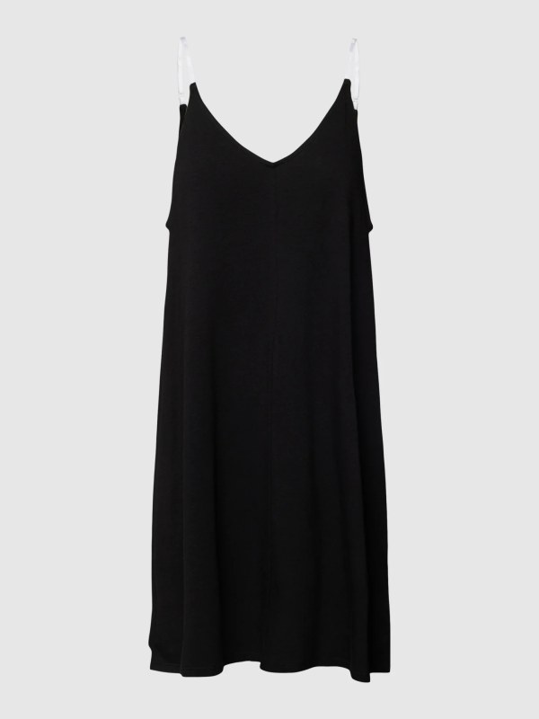 Dámská krátká noční košile s ramínky YI2222635 001 černá - DKNY - Dámské pyžama