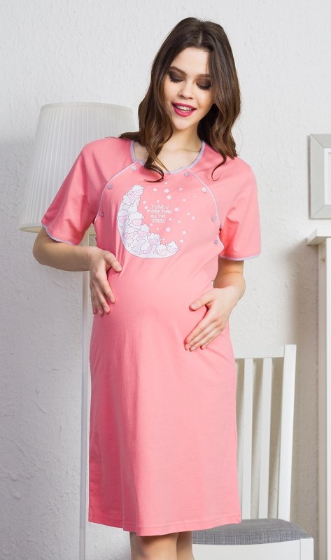 Dámská noční košile mateřská model 14383401 - Vienetta - Dámské pyžama