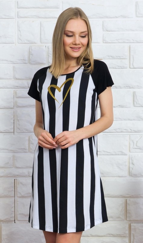 Dámská noční košile s krátkým rukávem model 14931712 - Vienetta - pyžama