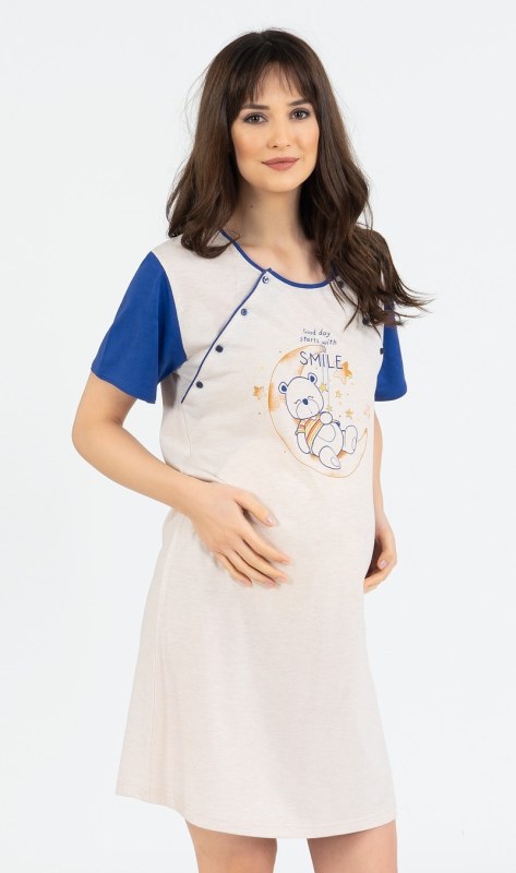 Dámská noční košile mateřská model 15179567 Smile - Vienetta - Dámské pyžama