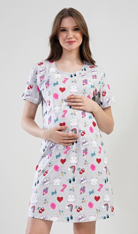 Dámská noční košile mateřská Kitty - Dámské pyžama