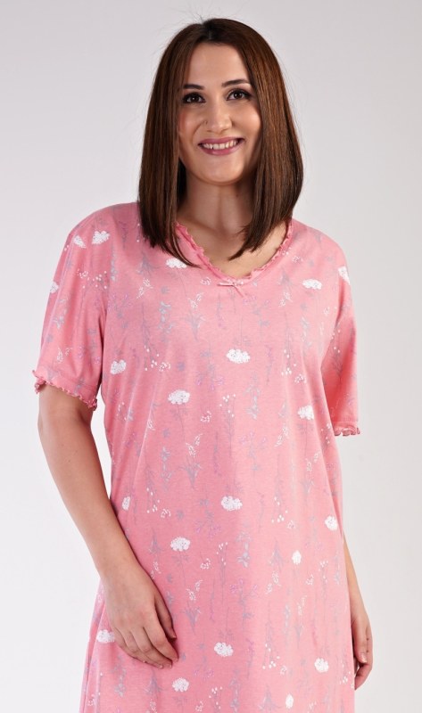 Dámská noční košile s krátkým rukávem model 18905907 - Vienetta - Dámské pyžama