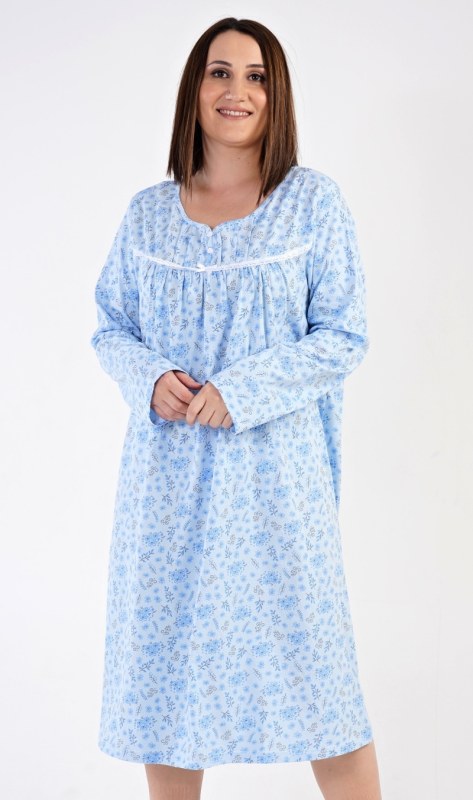 Dámská noční košile s dlouhým rukávem Eliška - Dámské pyžama