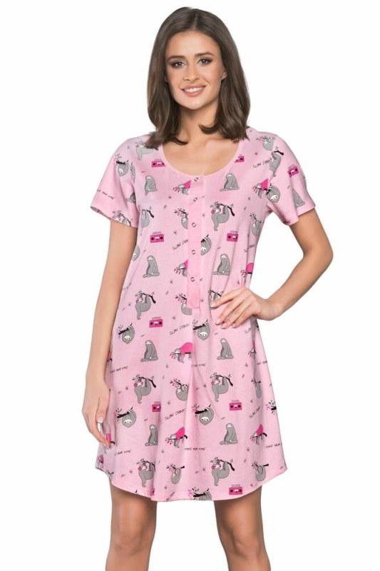 Dámská noční košile model 16166762 růžová - Italian Fashion - Dámské pyžama