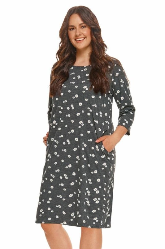 Noční košile model 16166865 tmavě šedá - Taro - Dámské pyžama