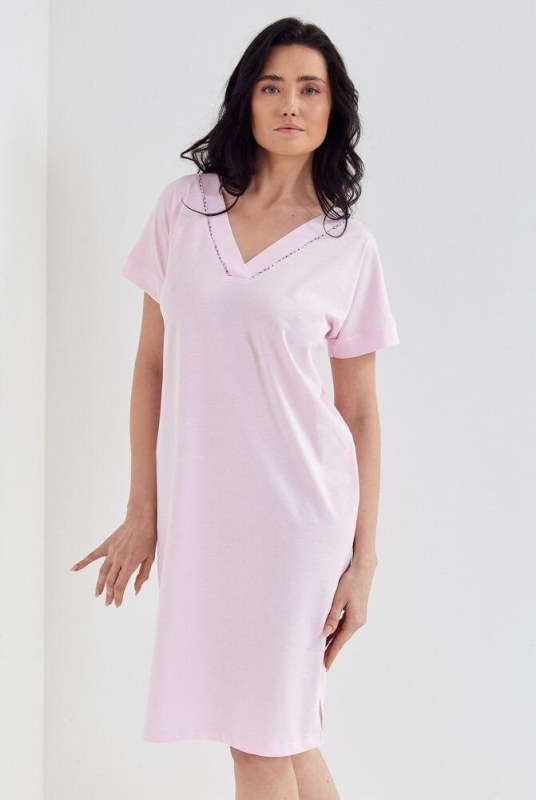 Noční košile model 18516175 růžová - Cana - Dámské pyžama