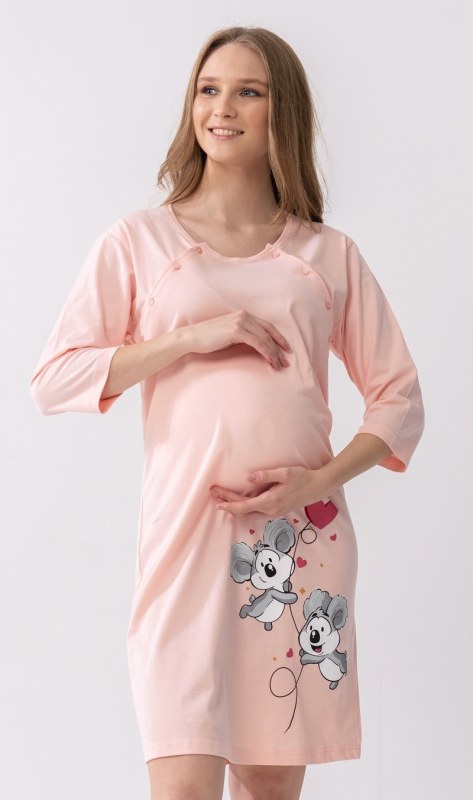 Dámská noční košile mateřská model 17084611 - Vienetta - Dámské pyžama