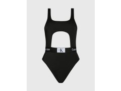 Dámské jednodílné plavky KW0KW02357 BEH černé - Calvin Klein