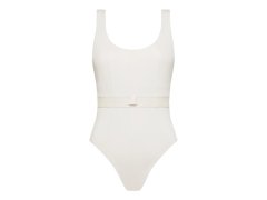 Dámské jednodílné plavky Monogram Rib model 20946454 - Calvin Klein