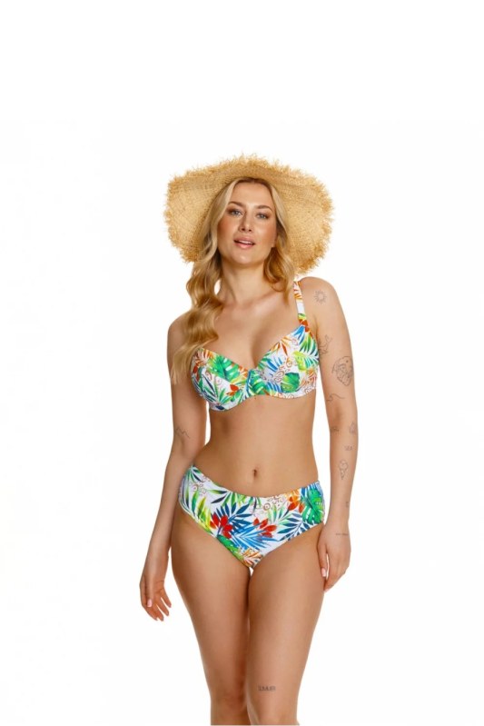 Dámský horní díl plavek Papaya model 21041643 Bílá mix Lupo Line - Lupoline