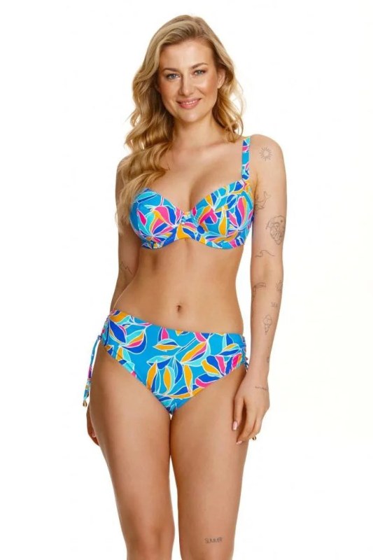 Dámské plavkové kalhotky spodní díl model 20116404 Modrá mix Lupo Line - Lupoline - Dámské plavky