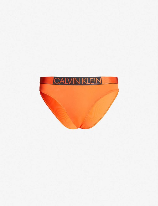 Spodní díl plavek model 7576618 oranžová - Calvin Klein - Dámské plavky