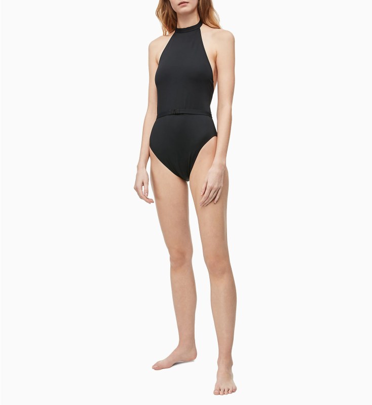 Jednodílné plavky model 7765800 černá - Calvin Klein - Dámské plavky