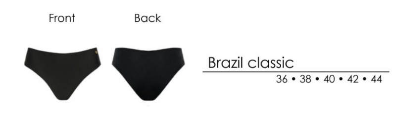 Dámské plavkové kalhotky černé model 18587029 - Self - Dámské plavky