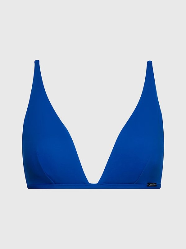 Dámská plavková podprsenka BIKINI modrá model 18405297 - Calvin Klein - Dámské plavky