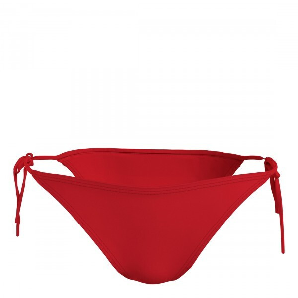 Dámské plavkové kalhotky KW0KW02431 XNE červené - Calvin Klein - Dámské plavky