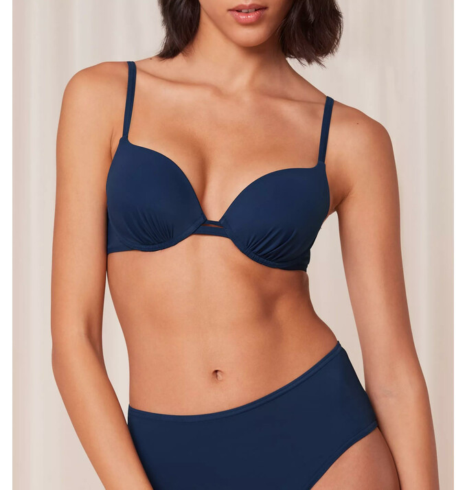 Dámská plavková podprsenka Summer Mix & Match WHU 01 sd model 21038457 tmavě modrá - Triumph Dámská plavková podprsenka Summer Mix & Match WHU 01 sd model 21038457 tmavě modrá - Triumph - plavky