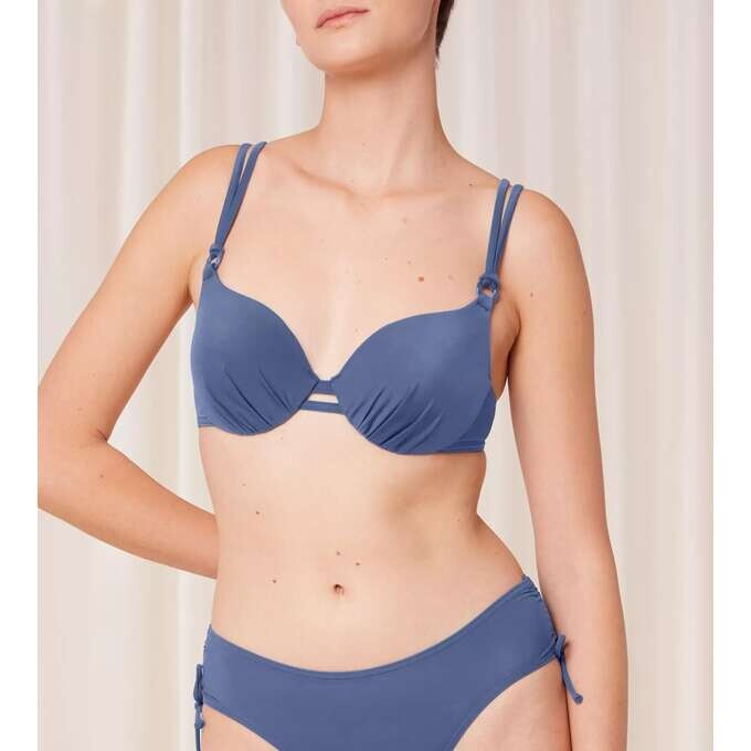 Dámská plavková podprsenka Summer Mix & Match WP 02 sd model 21041647 modrá - Triumph Dámská plavková podprsenka Summer Mix & Match WP 02 sd model 21041647 modrá - Triumph - plavky