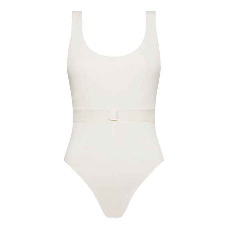 Dámské jednodílné plavky Monogram Rib model 20946454 - Calvin Klein - plavky