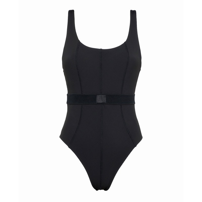Dámské jednodílné plavky Monogram Rib model 20946467 - Calvin Klein - plavky