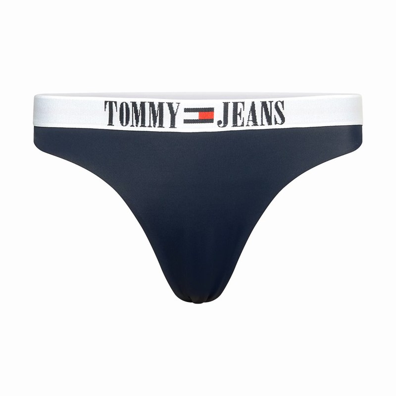 Jeans Dámské plavky Brazilky UW0UW04451-C87 - Tommy Hilfiger - plavky