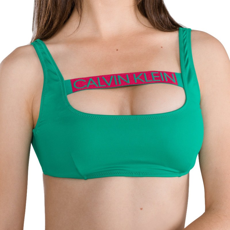 Bralette Dámský vrchní díl plavek KW0KW00573-307 - Calvin Klein Bralette Dámský vrchní díl plavek KW0KW00573-307 - Calvin Klein - plavky