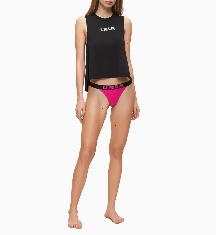 Plážový top model 8397639 černá - Calvin Klein - Dámské plavky