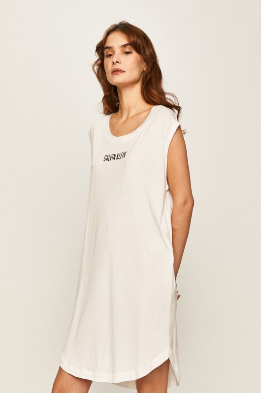 Plážové šaty model 8397697 bílá - Calvin Klein - Dámské plavky