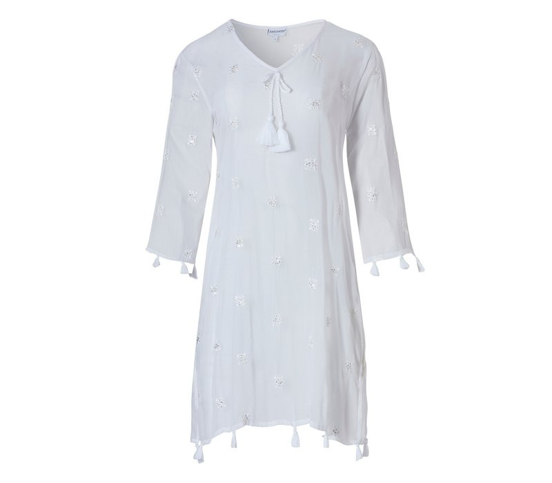 Plážové šaty model 18405274 bílé - Pastunette - Dámské plavky