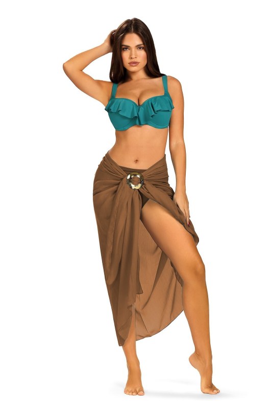 Dámské pareo 17 model 22354138 hnědé - Self
