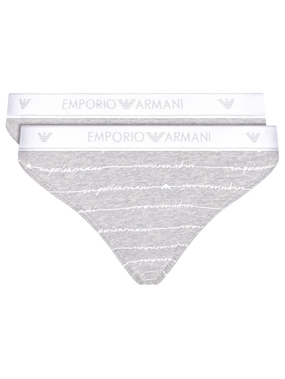 Dámské kalhotky šedá 2 pack model 15343572 - Emporio Armani - Doplňky čepice, rukavice a šály
