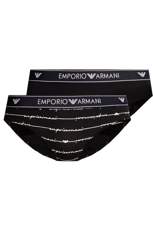 Dámské kalhotky námořnická modrá 2 pack model 15340110 - Emporio Armani - Doplňky čepice, rukavice a šály