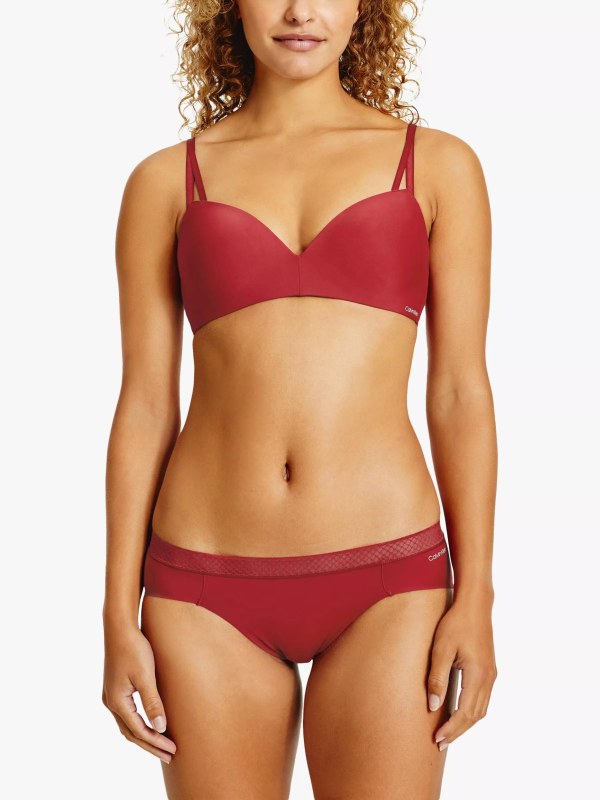 Dámské tanga červená model 16737634 - Calvin Klein - Dámské plavky