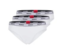 Dámské kalhotky 3ks model 17623364 100 bílá - Hugo Boss
