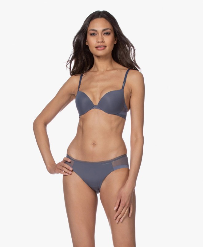 Kalhotky model 8964256 šedá - Calvin Klein - Doplňky čepice, rukavice a&nbsp;šály