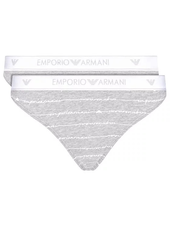 Dámské kalhotky šedá 2 pack model 15343572 - Emporio Armani