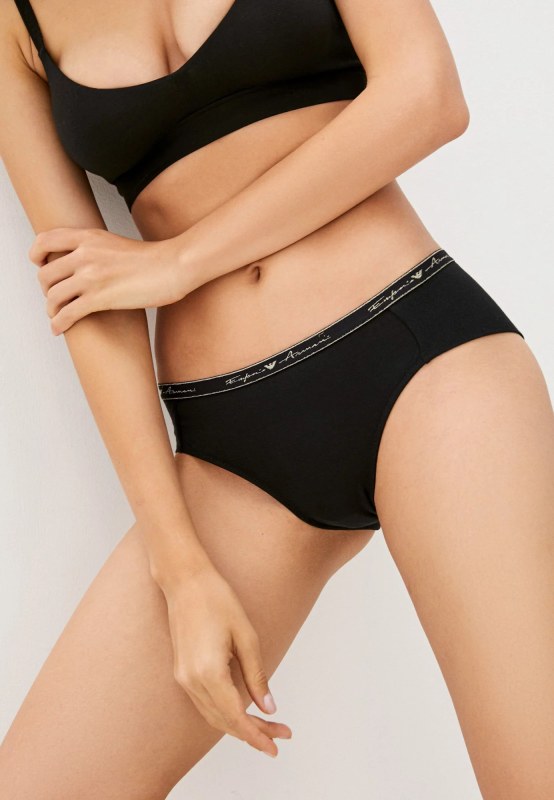 Dámské vysoké kalhotky - 00020 - Černá - Emporio Armani model 16279306