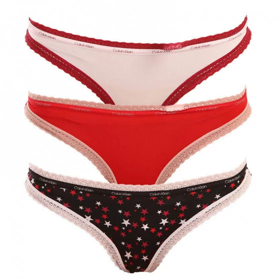 Dámské kalhotky 3pack  vícebarevná model 17058011 - Calvin Klein