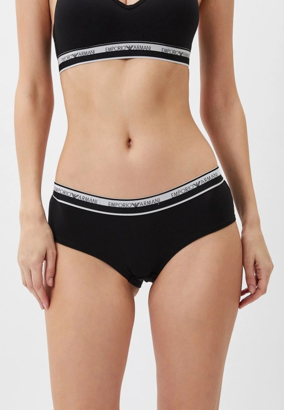 Dámské kalhotky 2Pack 00020 černé model 19916503 - Emporio Armani