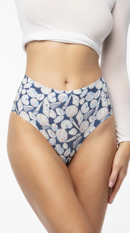 Kalhotky model 21140226 Simple Brasil Maxi modrobílé - Julimex