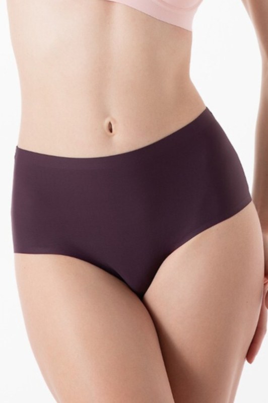 Dámské kalhotky Simple Maxi tmavě fialové - Julimex