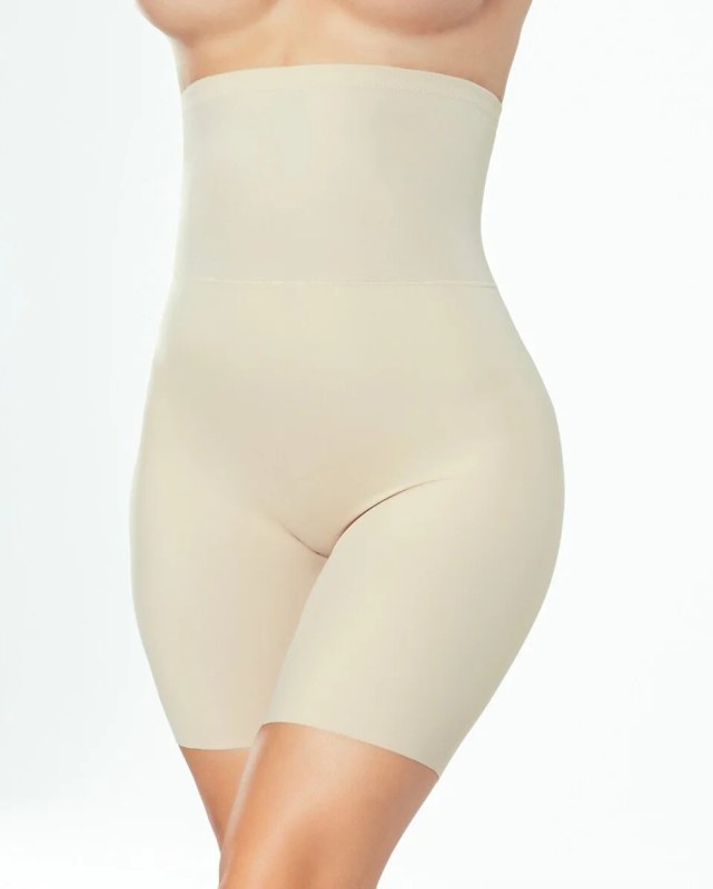 Dámské tvarující vyšší kalhotky model 21935252 Béžová - Eldar