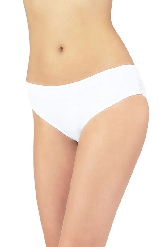 Dámské kalhotky bílé model 22391325 - MEDIOLANO - Dámské kalhoty