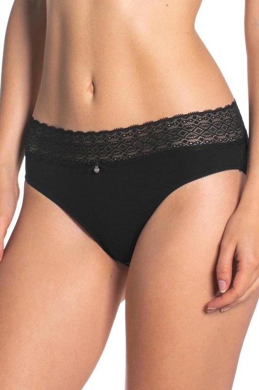 Dámské kalhotky BIKINI model 22566274 černé - Lama