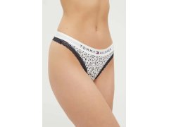 Dámská tanga bílé s potiskem model 18901090 - Tommy Hilfiger