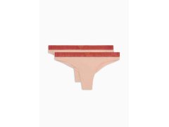 Dámská tanga 2PACK nude model 19015179 - Emporio Armani