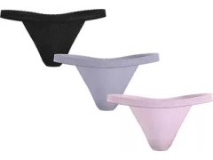 Dámská tanga 3Pack růžové model 19655611 - Tommy Hilfiger