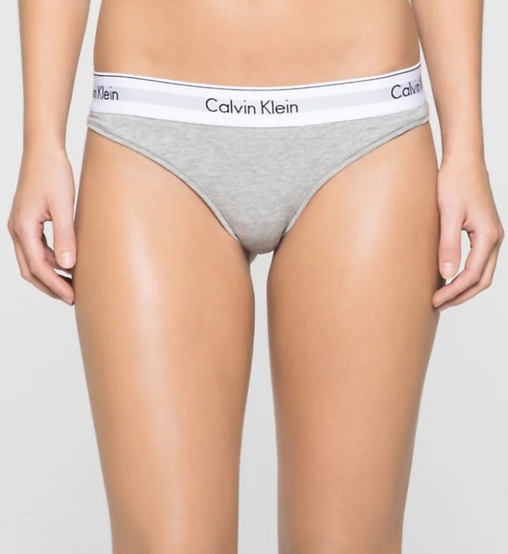 Tanga model 16426458 šedá - Calvin Klein
